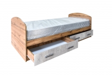 Кровать 1-спальная с ящиками 2